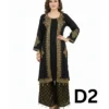 Printed 2 PC Linen frock with trousers in free size available for just 1499 Rupees