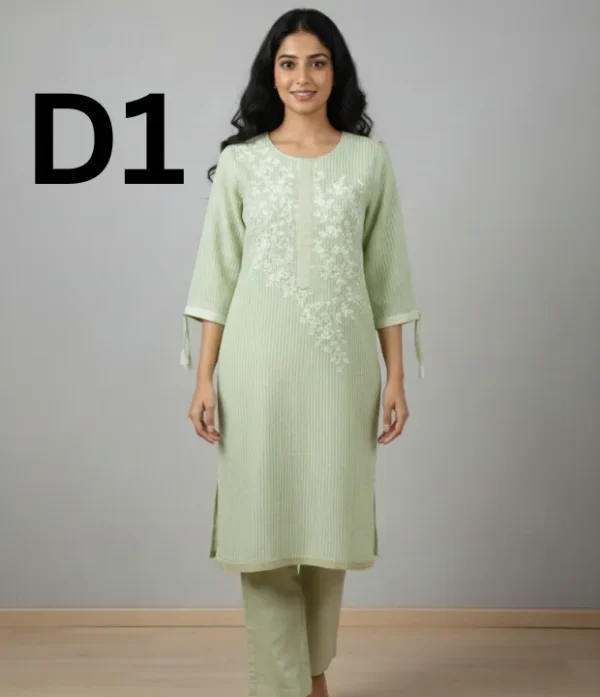 Embroidered Jacquard Frock & Shirt Free Size – Rs. 1599 Embroidered Jacquard frock and shirt in free size available for just 1599 Rupees