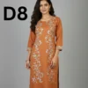 Printed cotton frock and shirt in free size available for just 799 Rupees