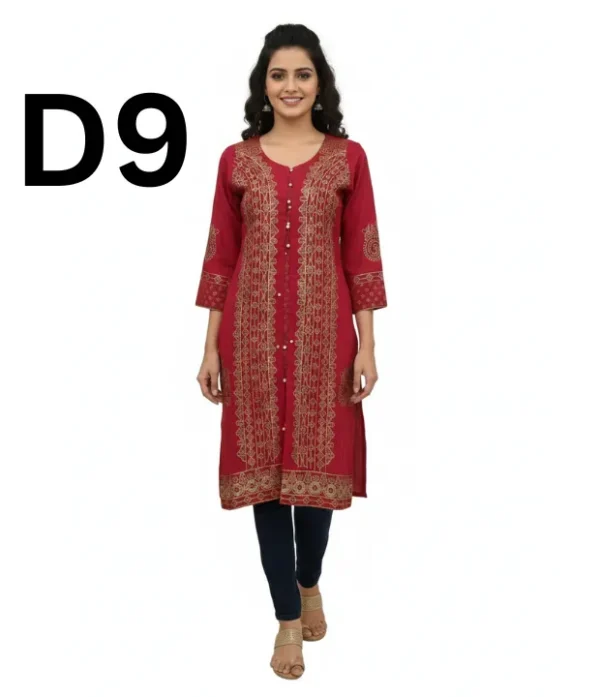 Printed cotton frock and shirt in free size available for just 799 Rupees
