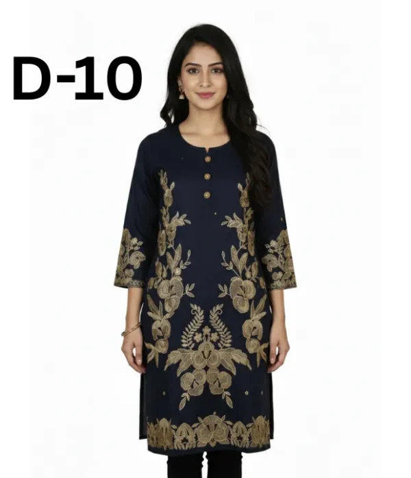 Printed cotton frock and shirt in free size available for just 799 Rupees