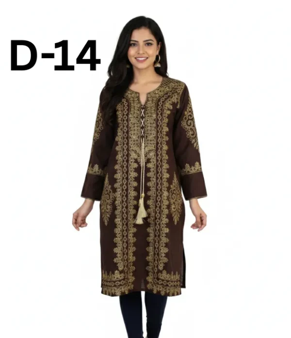 Printed cotton frock and shirt in free size available for just 799 Rupees