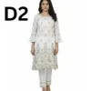 Embroidered Jacquard Frock & Shirt Free Size – Rs. 1599 Embroidered Jacquard frock and shirt in free size available for just 1599 Rupees