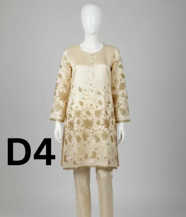 Silk Masoori frock with handmade embroidery in free size available for just 1799 Rupees