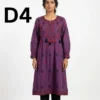 Embroidered Linen frock in free size available for just 1399 Rupees