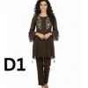 Chiffon frock with embroidery in free size available for just 1699 Rupees