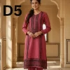 Embroidered Linen frock in free size available for just 1399 Rupees