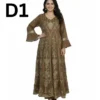 Women’s embroidered Masoori frock and shirt dress in elegant traditional style