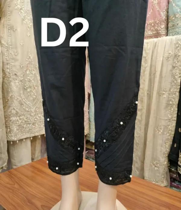Girls’ Embroidered Cotton Capris by Classic Colors Fashions Stylish and Comfortable Everyday Wear, Available at 499.