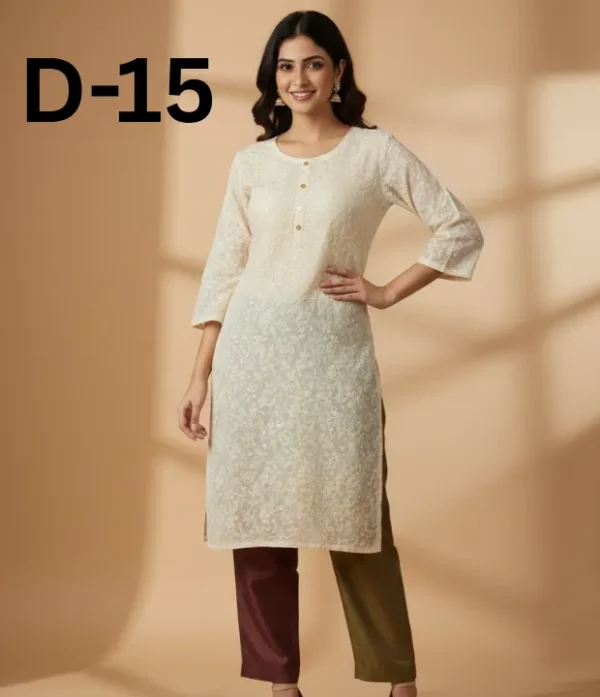 Women’s embroidered Masoori frock and shirt dress in elegant traditional style