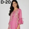 Women’s embroidered Masoori frock and shirt dress in elegant traditional style