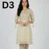 Women’s embroidered Masoori frock and shirt dress in elegant traditional style