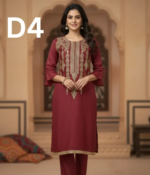 Women’s embroidered Masoori frock and shirt dress in elegant traditional style