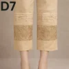 Girls’ Embroidered Cotton Capris by Classic Colors Fashions Stylish and Comfortable Everyday Wear, Available at 499.