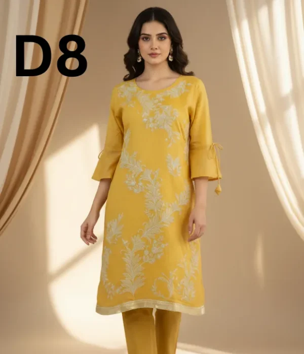 Women’s embroidered Masoori frock and shirt dress in elegant traditional style