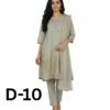 Women’s embroidered Masoori frock and shirt dress in elegant traditional style